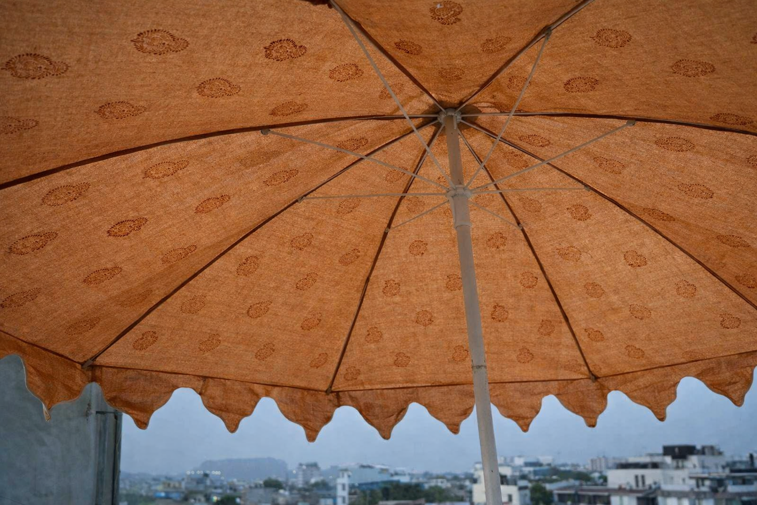 Sand Linen Parasol